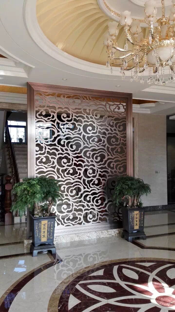 銅屏風生產(chǎn)廠家 室外銅屏風定制